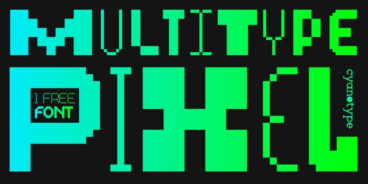 MultiType Pixel Font