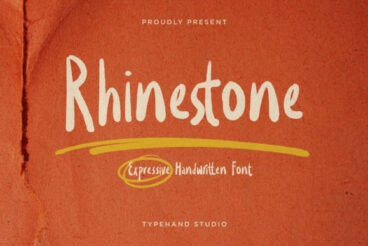 Rhinestone Font
