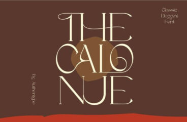 The Calonue Font