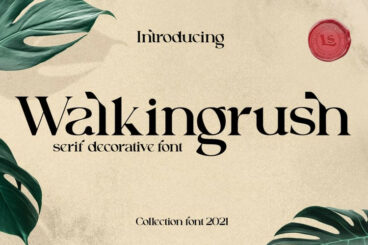 Walkingrush Font