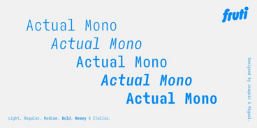 Actual Mono Font
