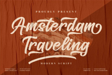 Amsterdam Traveling Font