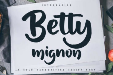 Betty Mignon Font