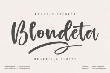 Blondeta Font