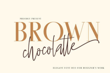 Brown Chocolatte Duo Font