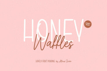 Honey Waffles Duo Font