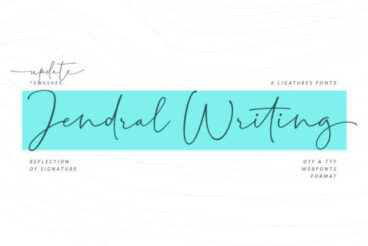 Jendral Writing Font
