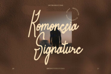 Komonesia Signature Font
