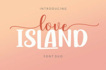 Love Island Duo Font