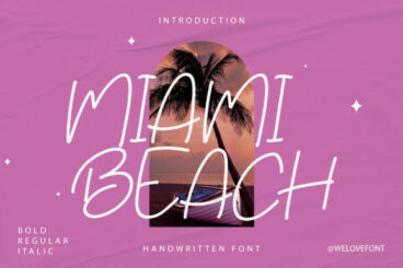 Miami Beach Font