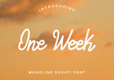One Week Font