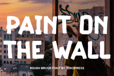 Paint on the Wall Font