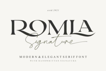 Romla Signature Font