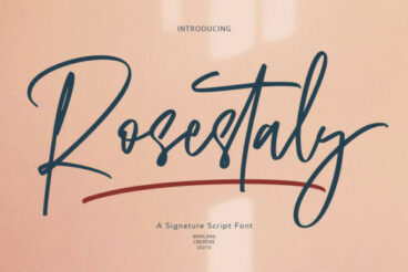 Rosestaly Font