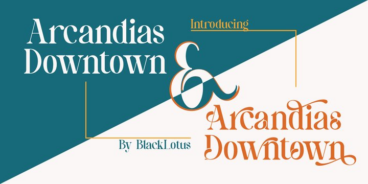 Arcandias Downtown Font
