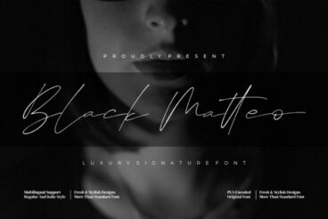 Black Matteo Font