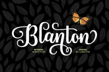 Blanton Script Font
