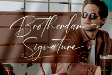 Brotherdam Signature Font