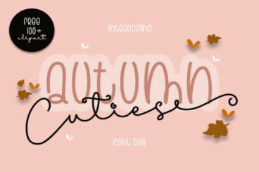 Cuties Autumn Font