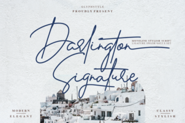 Darlington Signature Font