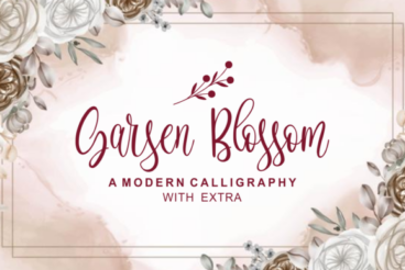 Garsen Blossom Font