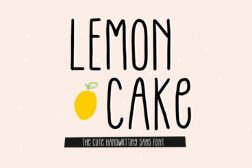 Lemon Cake Font
