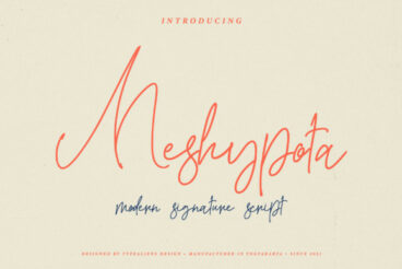 Meshypota Font