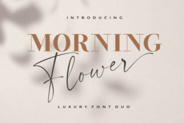Morning Flower Font
