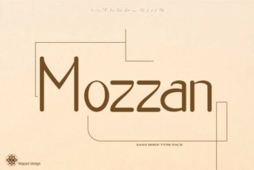 Mozzan Font