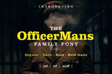 Officer Mans Font