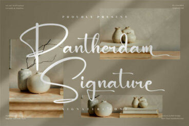 Pantherdam Signature Font