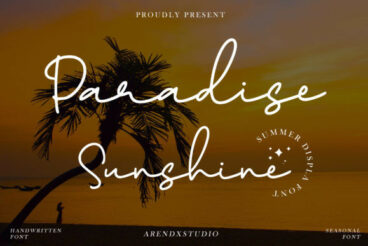 Paradise Sunshine Font