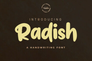 Radish Font