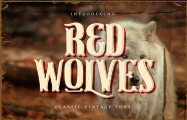 Red Wolves Font
