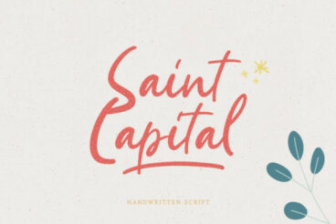 Saint Capital Font