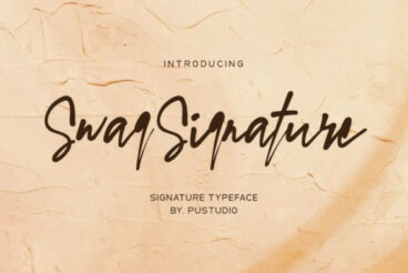 Swag Signature Font