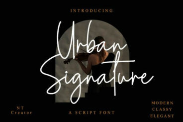 Urban Signature Font