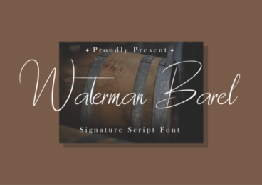 Waterman Barrel Font
