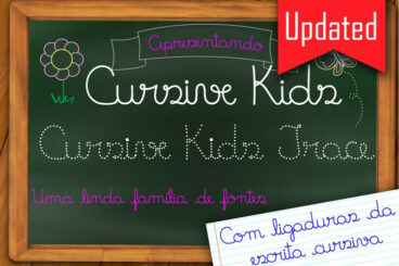 Cursive Kids and Cursive Trace Font