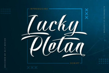 Lucky Pletan Font