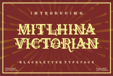 Mitlhina Victorian Font