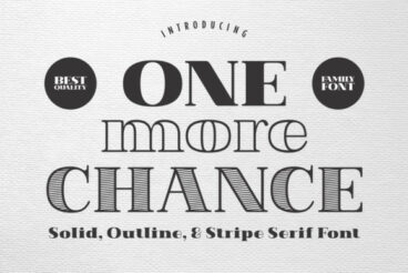 One More Chance Font
