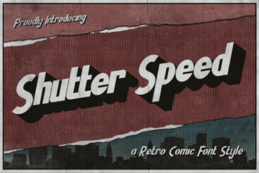 Shutter Speed Font