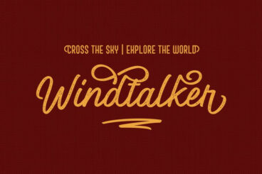 Windtalker Rough Font