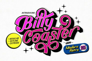 Billy Coaster Font