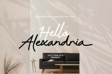 Hello Alexandria Font