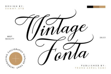 Vintage Fonta Font
