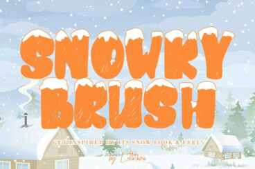 Snowky Brush Font
