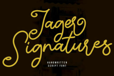 Jager Signature Font