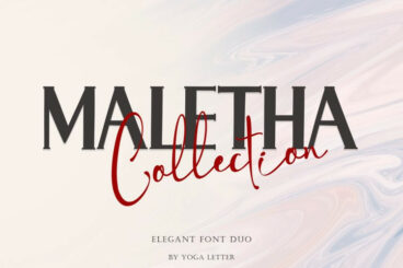 Maletha Collection Font Duo